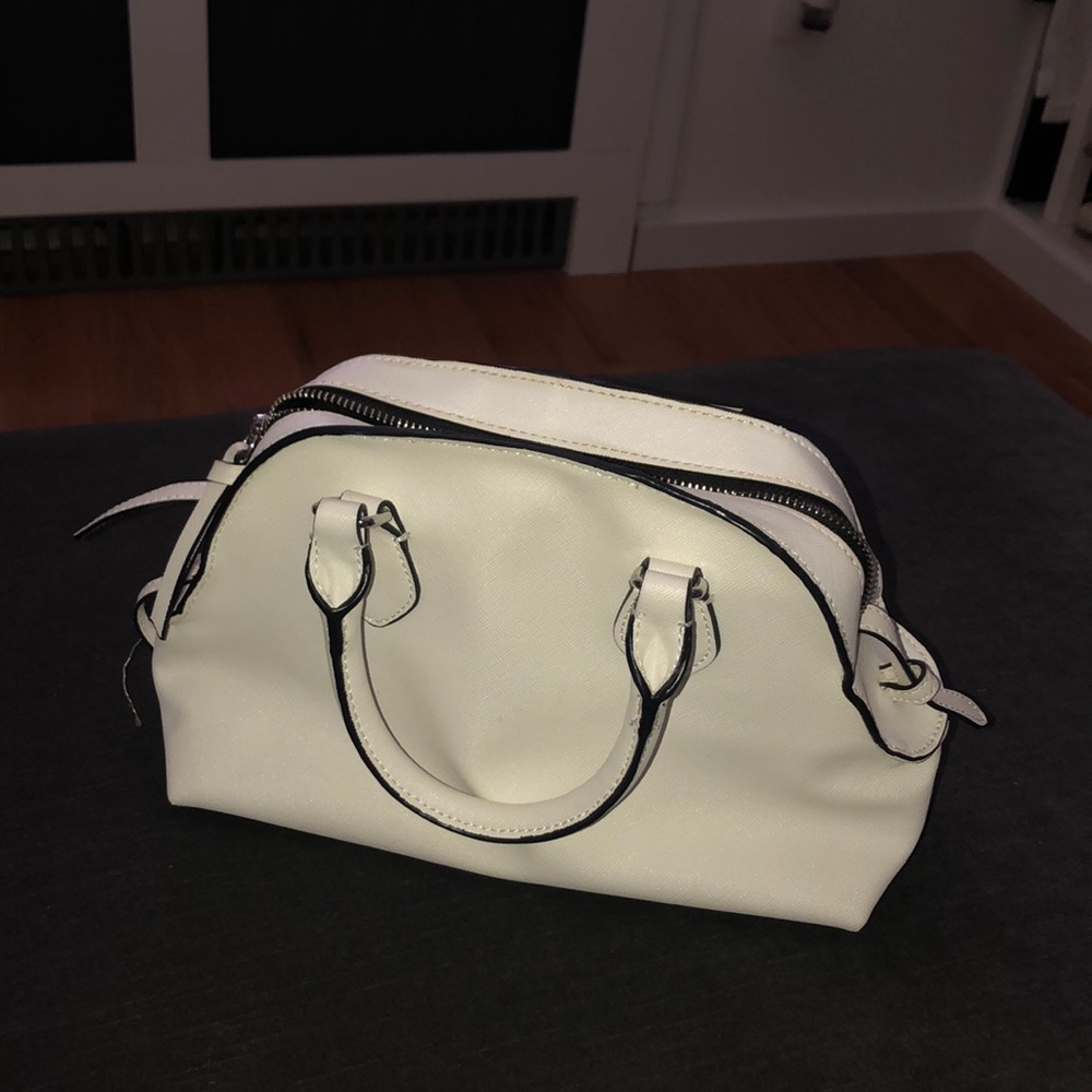 Zara black and white bag